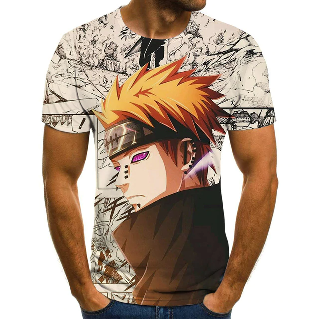 Compra online de Japonês streetwear e menina anime camiseta roupas